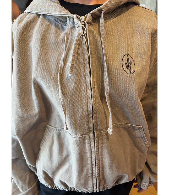 Beauty hoodie Mezclilla Verde