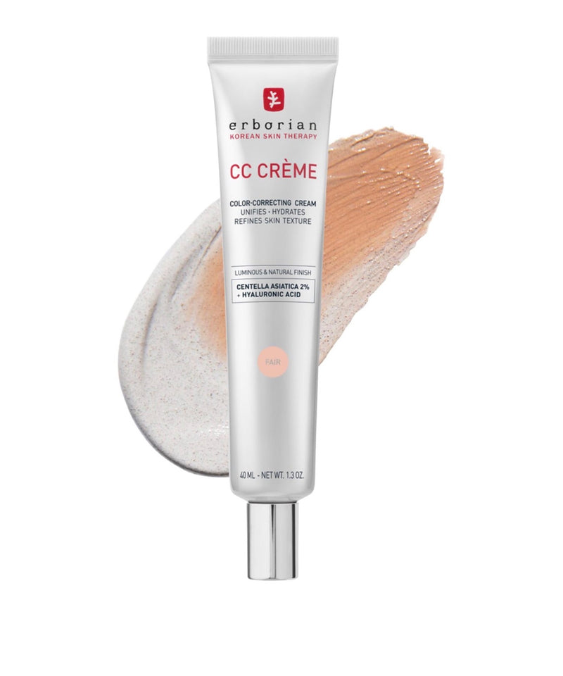 Erborian CC Cream Color-Corrector for Natural Luminous Finish with Korean Centella Asiatica Extract