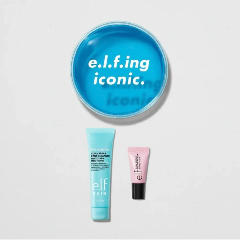 Elf Ing Iconic Beauty Squad Cosmetiquera Balsamo Y Limpiador