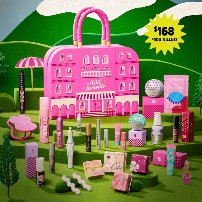 Benefit Cosmetics - The Hotel Beneville 24-day Makeup Advent Calendar