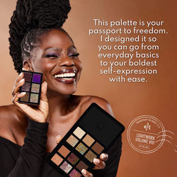 Danessa Myricks Beauty - LIGHTWORK VIII Freedom Makeup Palette: Magnetic, Customizable, Stackable Palette for Eyes & Face