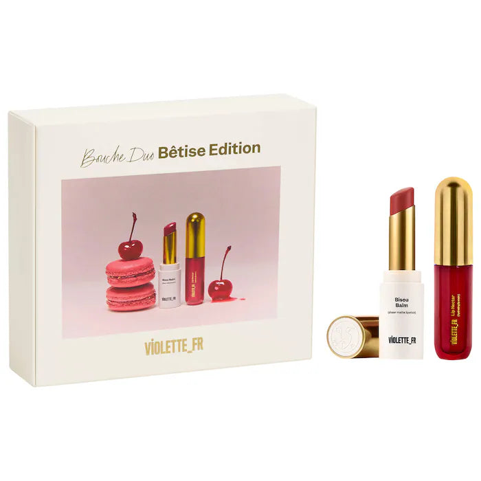 VIOLETTE_FR - BOUCHE DUO Bêtise Edition - Bisou Balm & Lip Nectar Gift Set