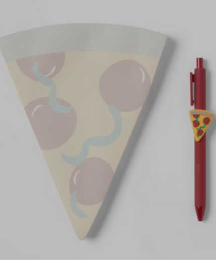 Pizza Notepad with Pen Set - Room Essentials