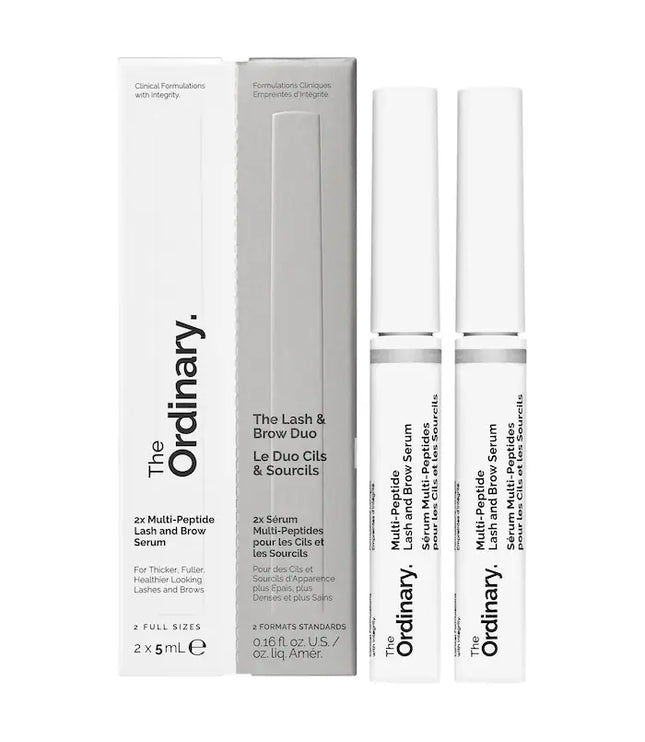 The Ordinary
The Lash & Brow Duo