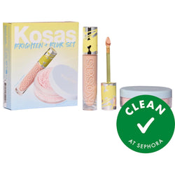 KOSAS- Brighten & Blur Set- Color corrector + Loose setting powder Face set