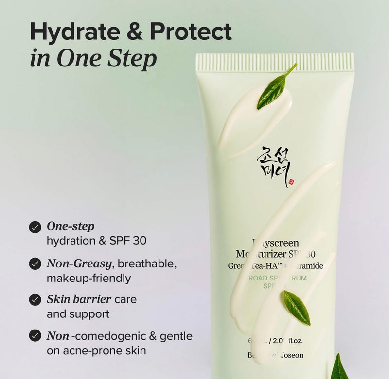 Beauty of Joseon - Dayscreen 2-in-1 SPF 30 Moisturizer with Green Tea-HA + Ceramides