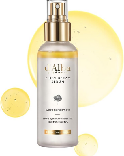 D' alba Piedmont First Spray Serum for Radiant Skin.