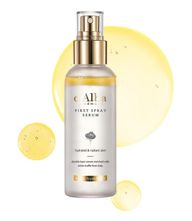 D' alba Piedmont First Spray Serum for Radiant Skin.