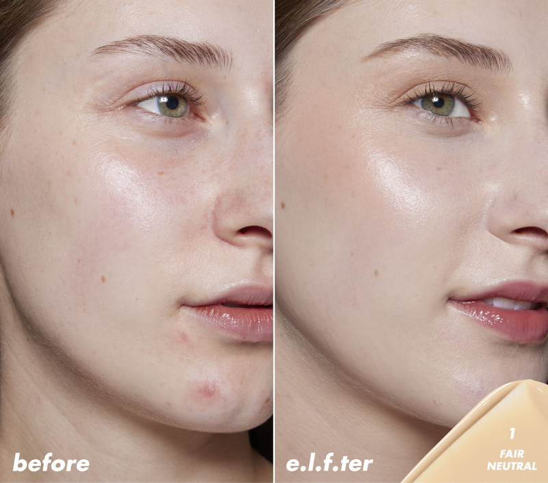 ELF Halo Glow Skin Tint Sunscreen spf 50