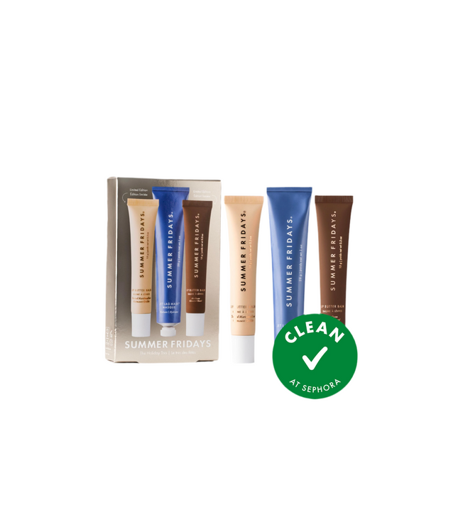 Summer Fridays-The Holiday Trio Set With Lip Butter Balm in Hot Cocoa & Toasted Marshmallow