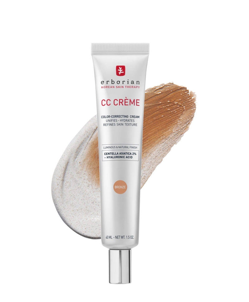 Erborian CC Cream Color-Corrector for Natural Luminous Finish with Korean Centella Asiatica Extract