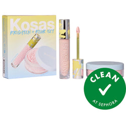 KOSAS- Brighten & Blur Set- Color corrector + Loose setting powder Face set