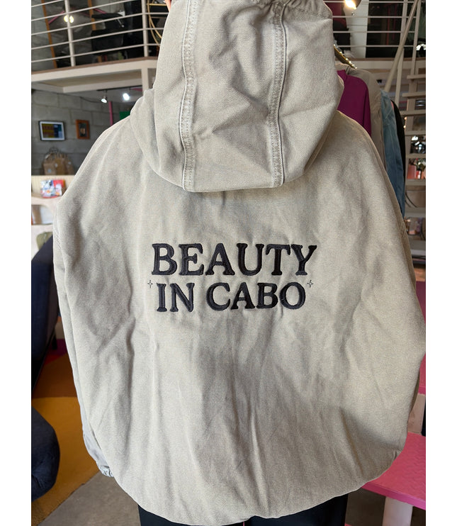 Beauty hoodie Mezclilla Verde