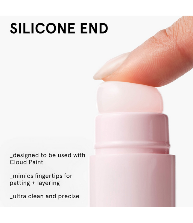 GLOSSIER- Cloud Paint Dual-Ended Cheek Blush Brush
