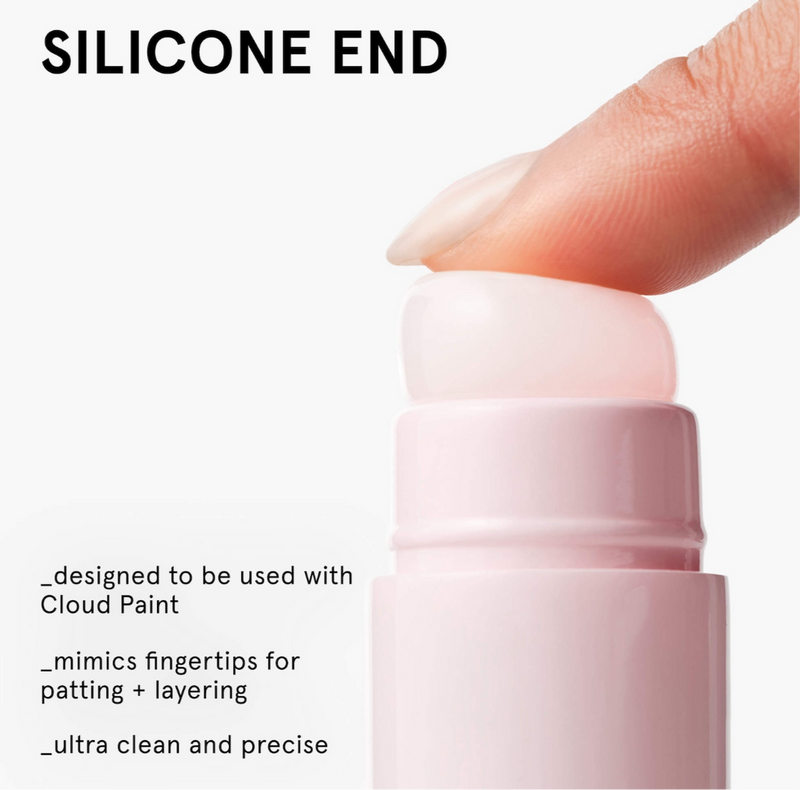 GLOSSIER- Cloud Paint Dual-Ended Cheek Blush Brush