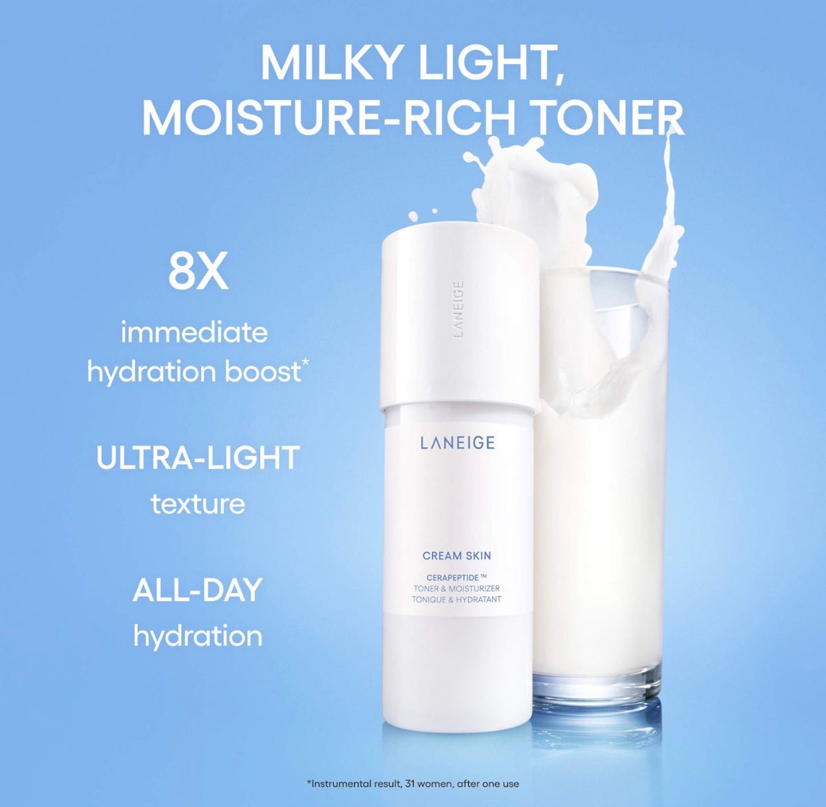 Laneige Cream Cerapeptide- Tonique & Hydratant 170 ml