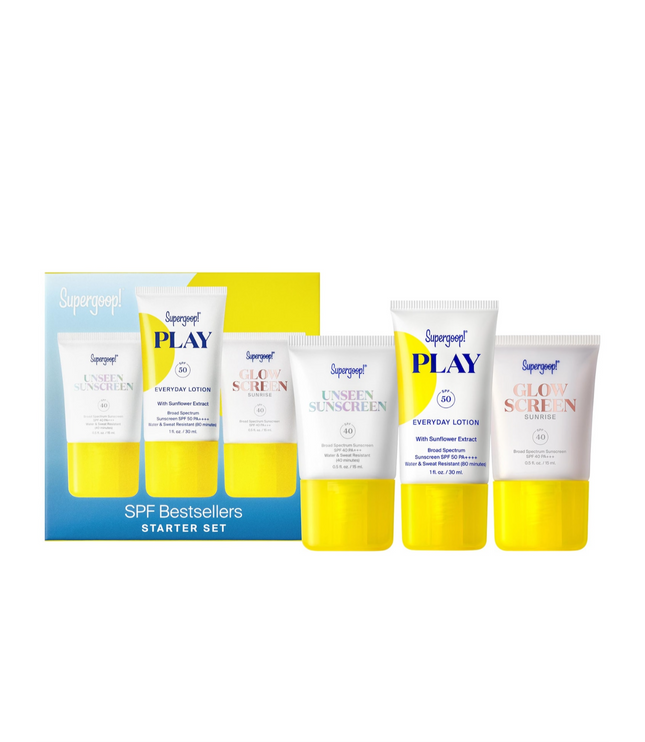 Supergoop SPF bestsellers starter set
