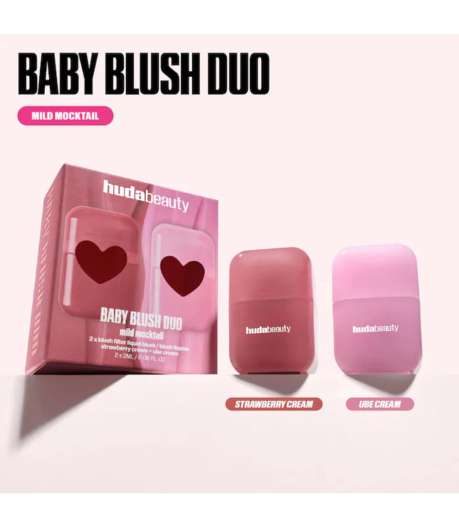 HUDA BEAUTY 
Mini Blush Mocktail Duos