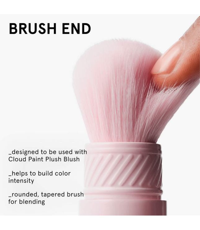 GLOSSIER- Cloud Paint Dual-Ended Cheek Blush Brush