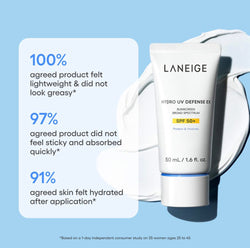 LANEIGE - Hydro UV Defense Sunscreen Broad Spectrum  SPF 50+