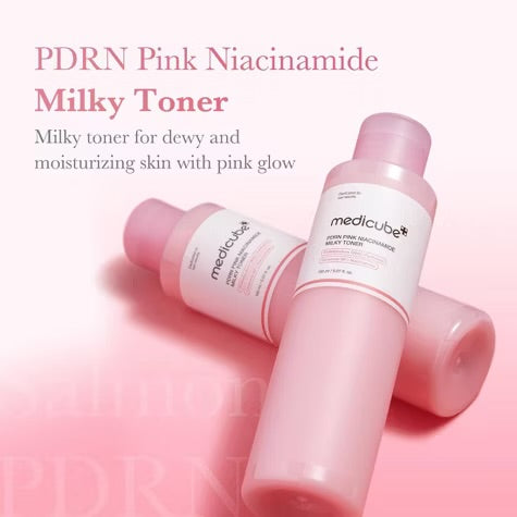 Medicube PDRN Pink Niacinamide Milky Toner Korean Skincare - 5.07 fl oz:
