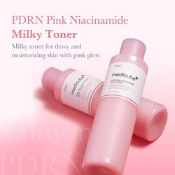 Medicube PDRN Pink Niacinamide Milky Toner Korean Skincare - 5.07 fl oz: