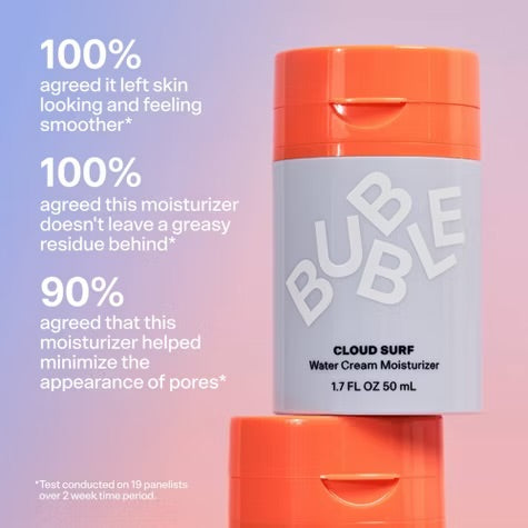 Bubble Skincare - Cloud Surf Water Cream Moisturizer - 1.7 fl oz
