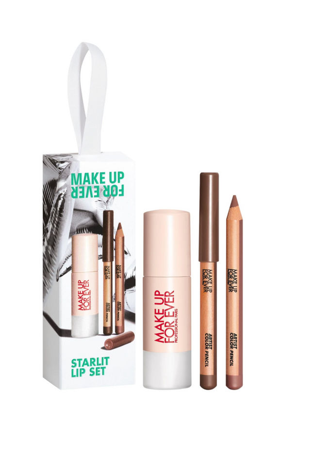 Make up Forever-Mini artist color Lip Pencils & Super Boost Gloss trio