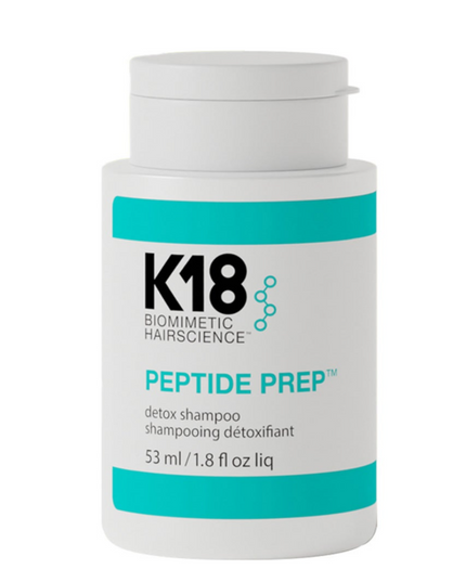 K18 Biomimetic Hairscience 
PEPTIDE PREP™ Clarifying Detox Shampoo 53ml