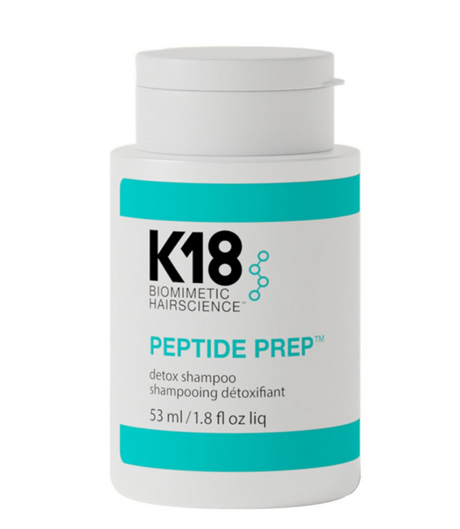 K18 Biomimetic Hairscience 
PEPTIDE PREP™ Clarifying Detox Shampoo 53ml