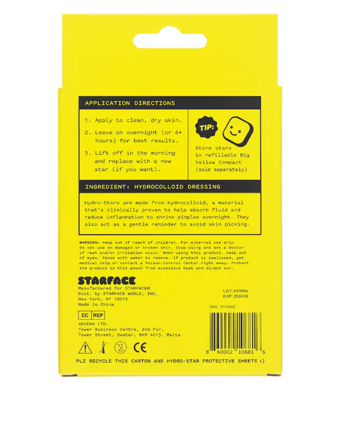 STARFACE Hydro-Stars Refill
