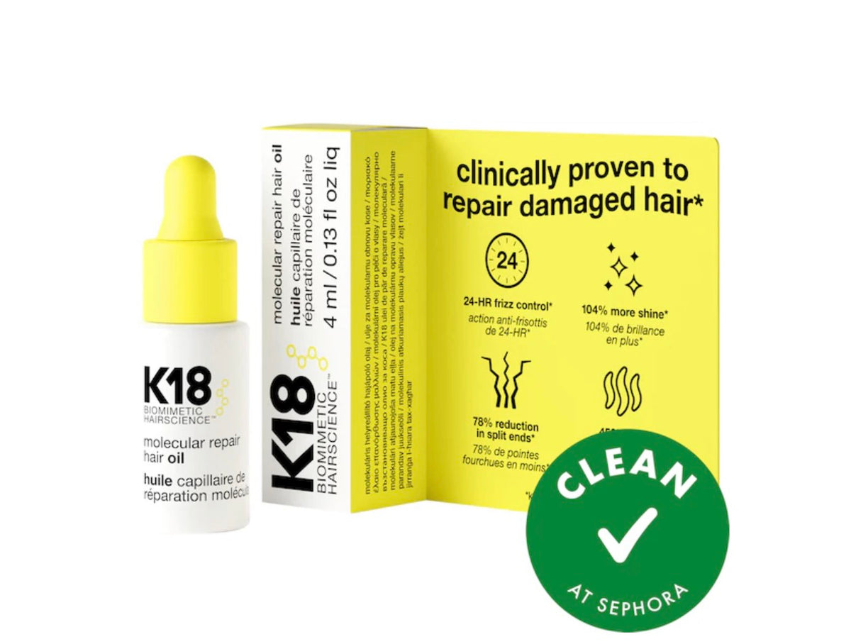Mini K18 Biomimetic Hairscience 
Molecular Repair Hair Oil