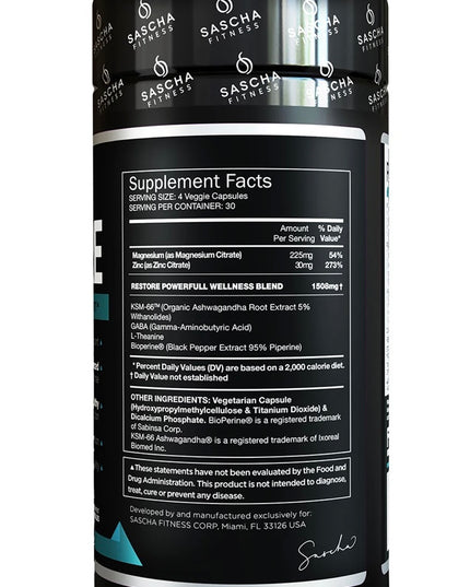 Sascha Fitness - Cortisol Night Support