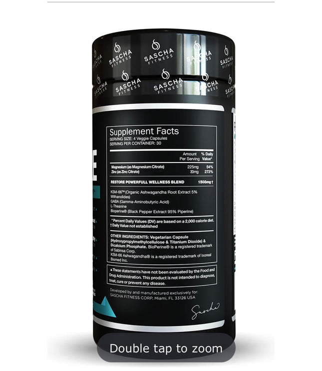 Sascha Fitness - Cortisol Night Support