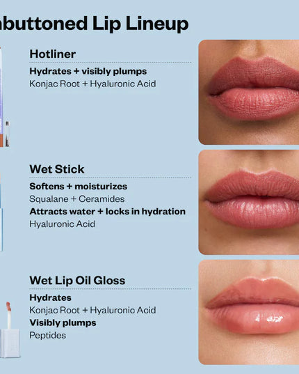Kosas | Unbuttoned Lip Set