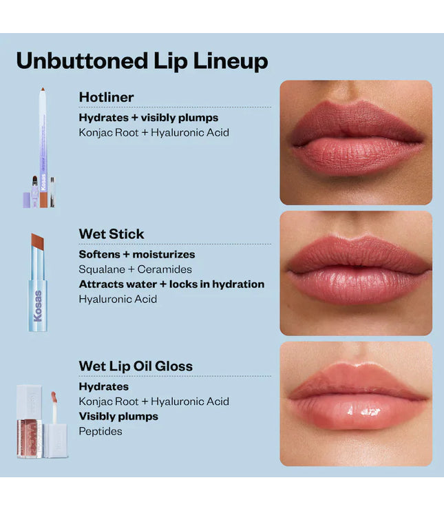 Kosas | Unbuttoned Lip Set