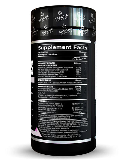 Sascha Fitness BLISS Gut And Digestive Health