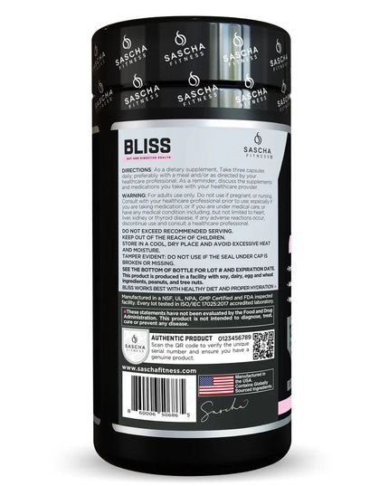 Sascha Fitness BLISS Gut And Digestive Health
