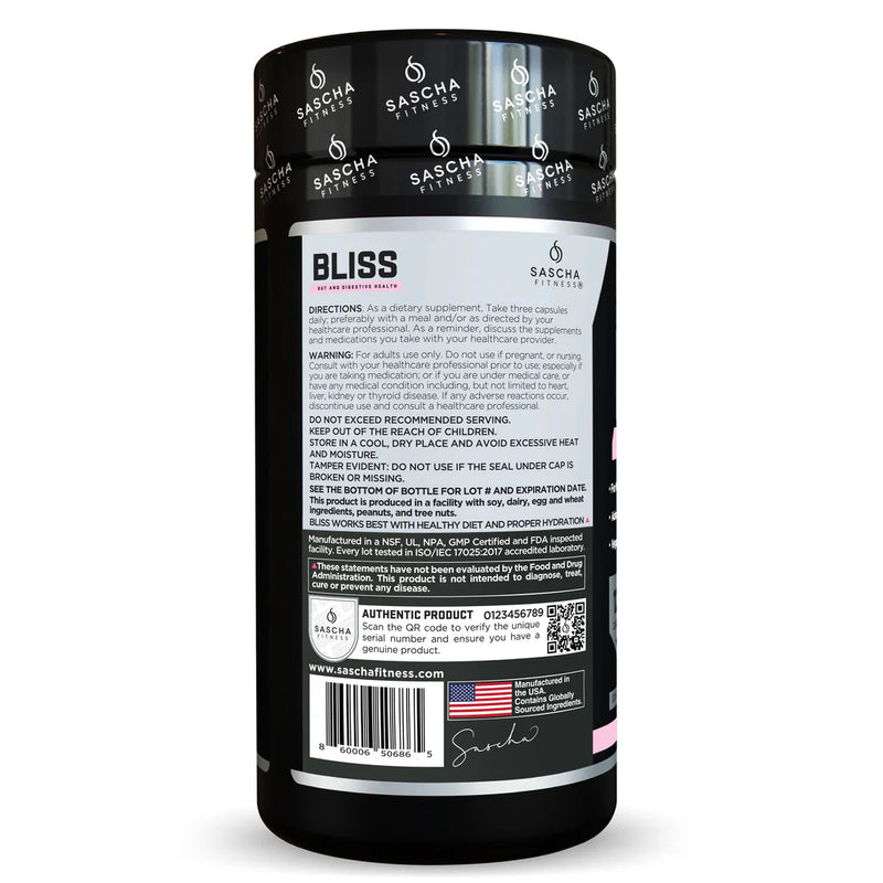 Sascha Fitness - BLISS Gut And Digestive Health