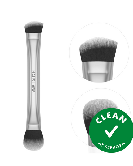 HAUS LABS Dual-Ended Precision Brush