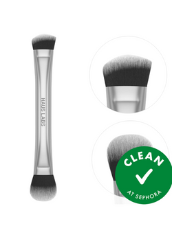HAUS LABS Dual-Ended Precision Brush
