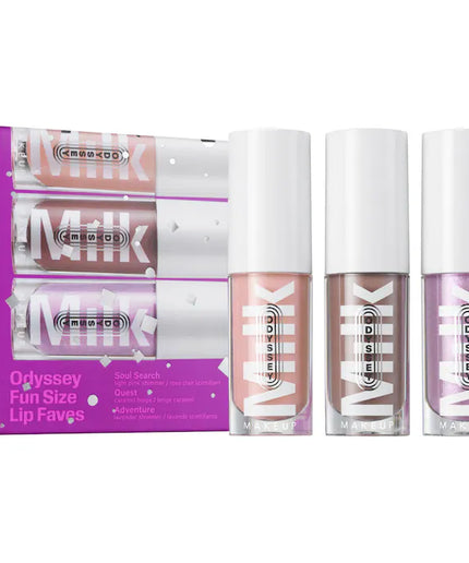 MILK MAKEUP Mini Odyssey Lip Oil Gloss Fun Size Faves Set