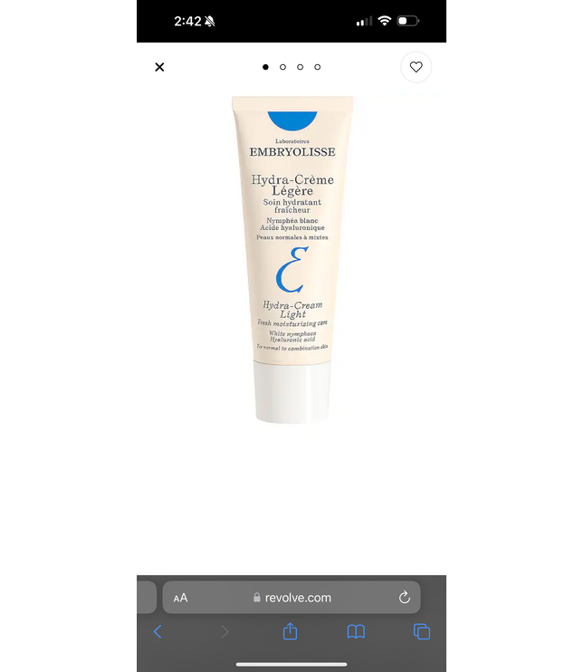 HIDRATANTE HYDRA
Embryolisse