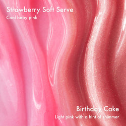 Summer Fridays Sweet Pink Duo with Birthday Cake + Strawberry Soft Serve Lip Butter Balm