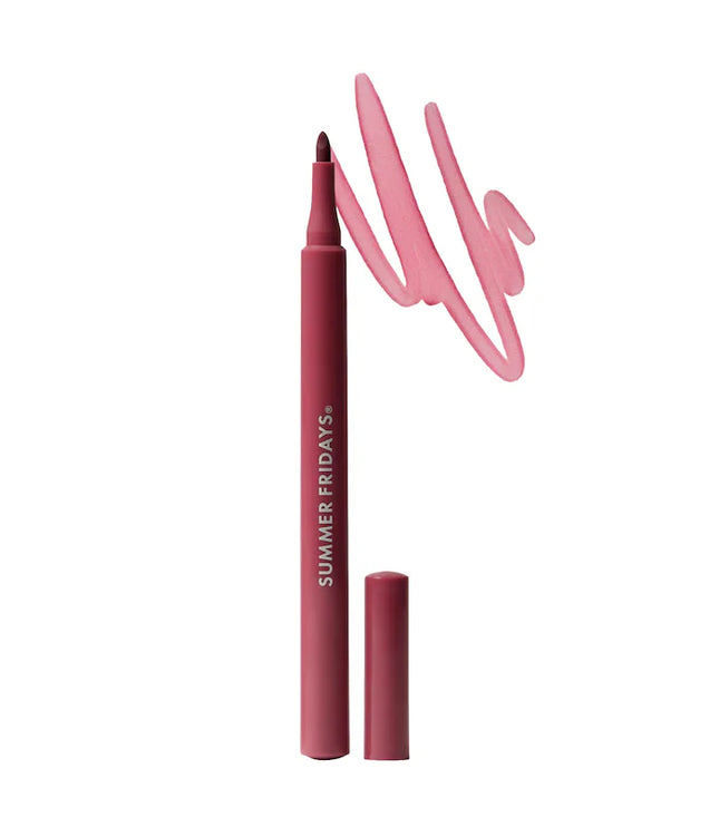 Summer Fridays Flushed Lip Stain 12HR Transfer-Proof Lip Tint