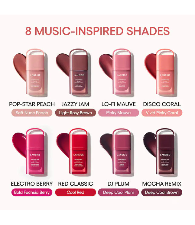 LANEIGE JuicePop Box Lip Oil Stain 12HR Hydrating Tint