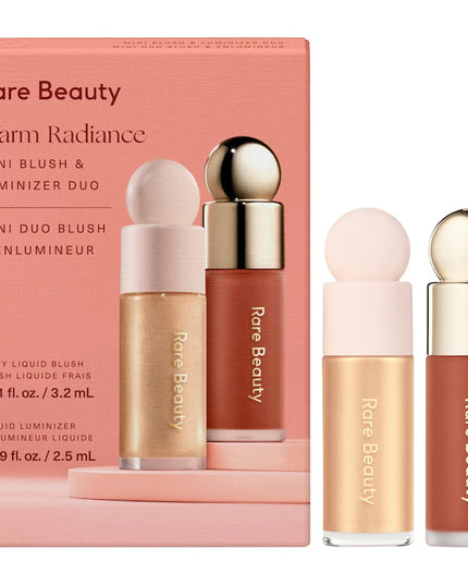 Rare Beauty by Selena Gomez 
Mini Warm Radiance Blush & Luminizer Duo Makeup Gift Set
