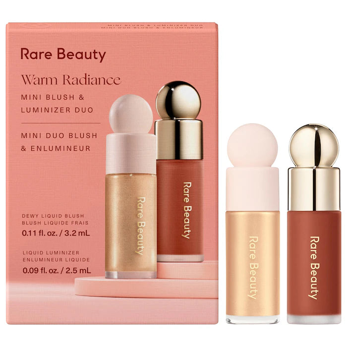 Rare Beauty by Selena Gomez -
Mini Warm Radiance Blush & Luminizer Duo Makeup Gift Set