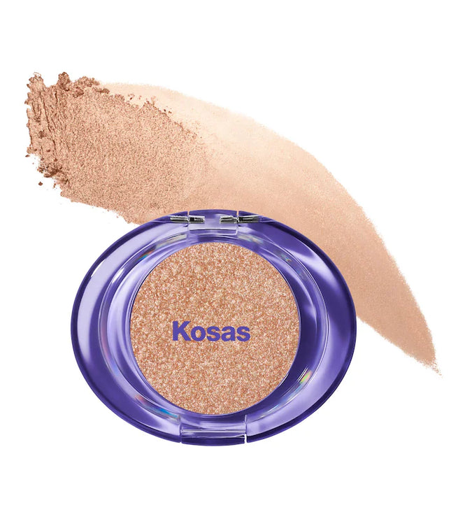 Kosas Shiny Objects Wet Glisten Highlighter Powder for Face and Eyes