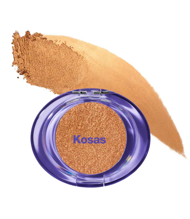 Kosas Shiny Objects Wet Glisten Highlighter Powder for Face and Eyes